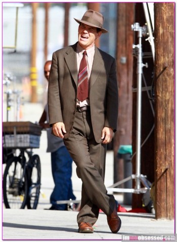 Josh Brolin Shows Off His Moves On Set